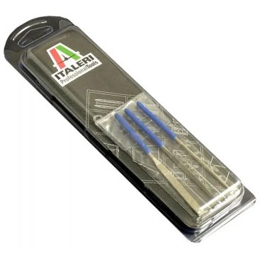 JOGO DE MINI LIMAS DE DIAMANTE COM 3 PEÇAS ITALERI PROFESSIONAL TOOLS ITA 50820